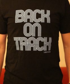 Back On Track Like The Wind Magazine Mens T-shirt