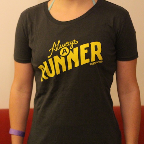 Like the Wind T-shirts - Always A Runner Womens T-shirt