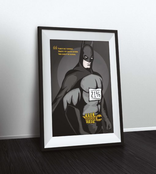 Like the Wind Running Art - Batman by Fergus McHugh