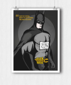 Like the Wind Running Art - Batman by Fergus McHugh