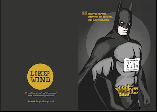 Like the Wind Greeting Card - Batman