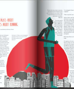 Like the Wind Running Magazine Article Illustration Preview