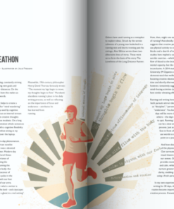 Like the Wind Running Magazine Article Illustration Preview