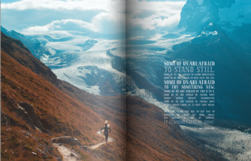 Like the Wind Running Magazine Article Illustration Preview