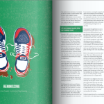 Like the Wind Running Magazine Article Illustration Preview