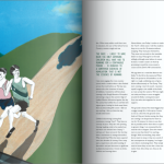 Like the Wind Running Magazine Article Illustration Preview