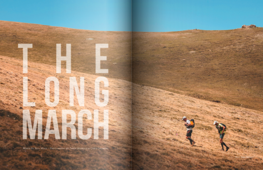 Like the Wind Running Magazine Article Illustration Preview