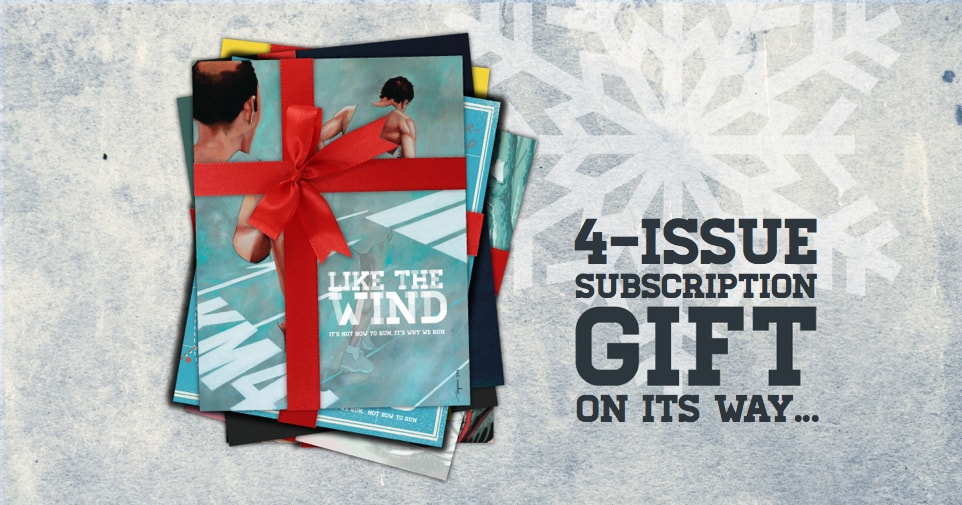 Last minute running gift Like the Wind running magazine